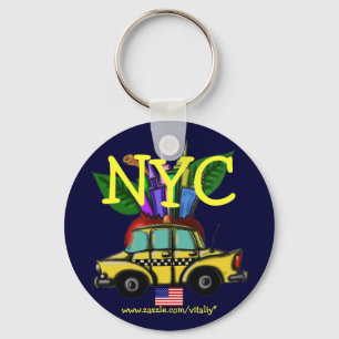 Diseño fresco del llavero de New York City