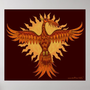 Diseño fresco del poster del arte del pájaro del