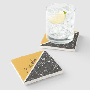 Diseño genial de 3 tonos, posavasos de piedra pers
