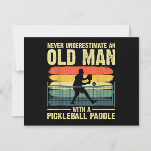Diseño genial de pickleball para hombres abuelo pi
