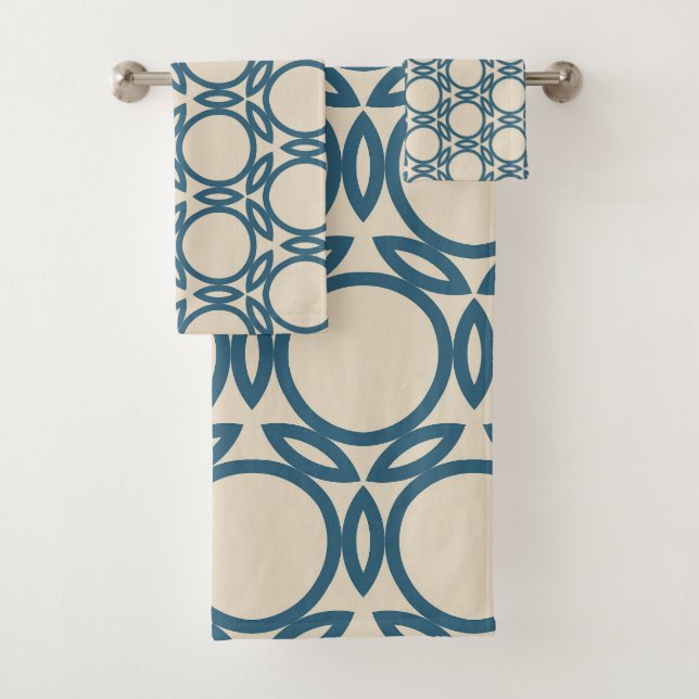 Diseño Geo Navy Blue Taupe (In situ)