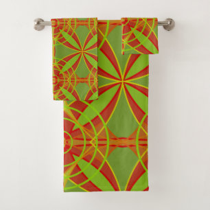 Diseño geométrico abstracto de colores de otoño