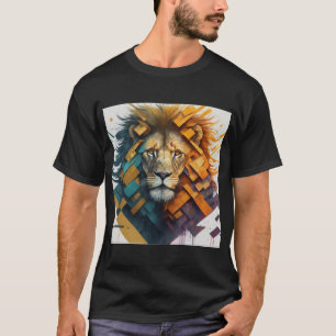 "Diseño geométrico de camiseta de la Majestad del 