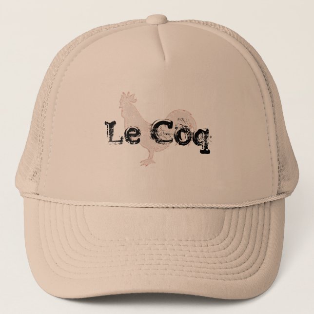 Diseño Gorra Le coq con juego divertido de palabra (Anverso)