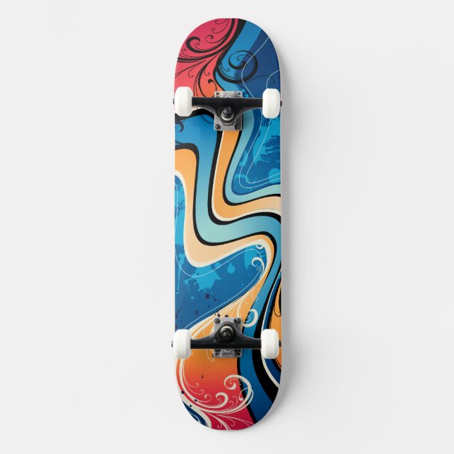Diseño gráfico 17 Skateboard (Anverso)