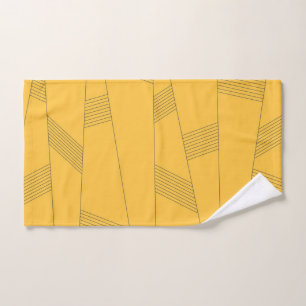 Diseño gráfico abstracto simple, amarillo y modern