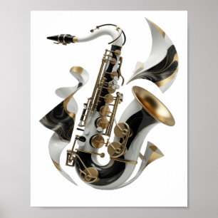 Diseño gráfico de arte abstracto en dorado intenso