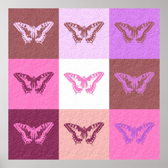 Diseño gráfico de arte de mariposa (Frente)