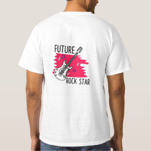 "Diseño gráfico de camisetas de Future Rock Star"
