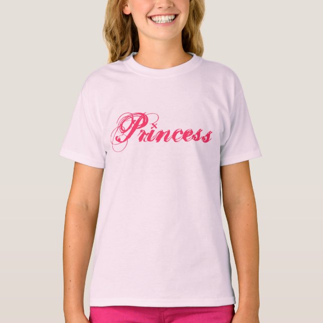 Diseño gráfico de camisetas para mujeres princesas (Anverso)