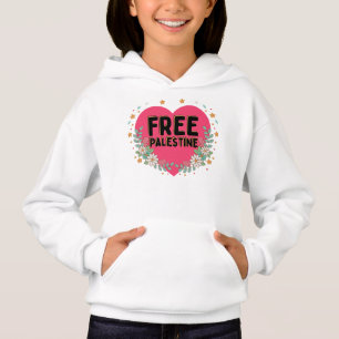 diseño gráfico de corazón palestino lindo