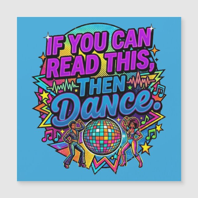 Diseño gráfico de fiesta de baile con bola de disc (Anverso)