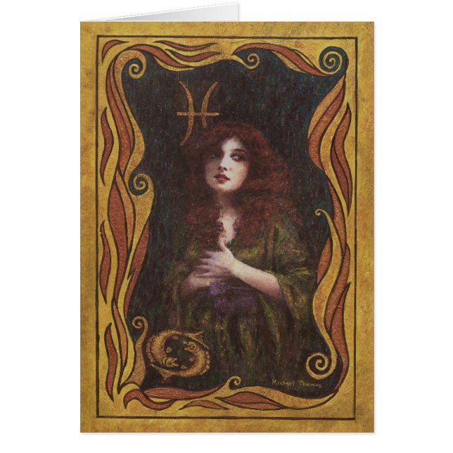 Diseño gráfico decorativo de Pisces (Frente)