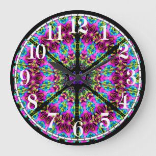 Diseño gráfico dinámico para reloj de pared acríli