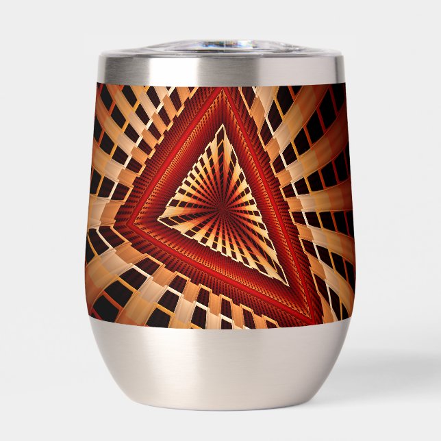 Diseño gráfico fractal moderno de 3D Fantasy Netwo (Frente)