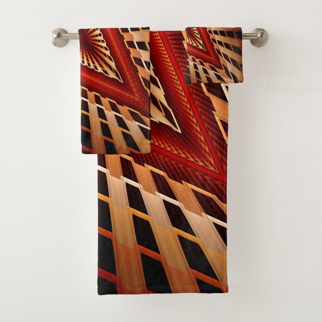 Diseño gráfico fractal moderno de red de fantasía  (In situ)