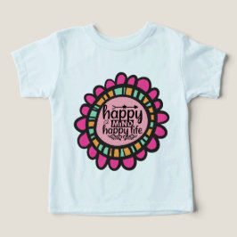 Diseño gráfico motivacional de Happy Mind Happy Li