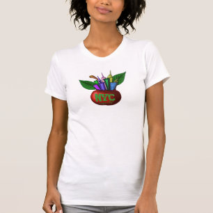Diseño grande de la camiseta de la manzana de NYC