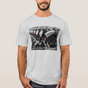 diseño gris de la camisa del starVmax