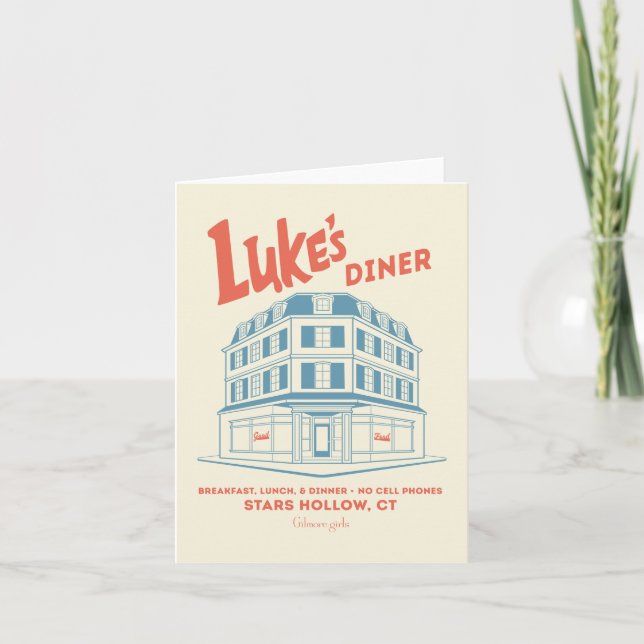 Diseño hueco de Diner Stars Hollow de Luke (Anverso)