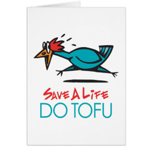 Diseño humorístico de tofu
