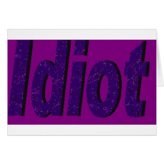 Diseño "idiota" con estilo púrpura (Anverso (Horizontal))