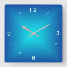 Diseño iluminado de Blue Aqua > Reloj de pared lis