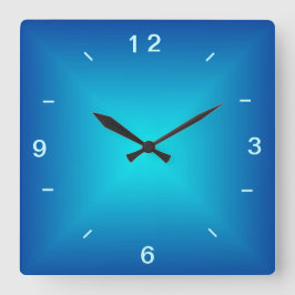 Diseño iluminado de Blue Aqua > Reloj de pared lis