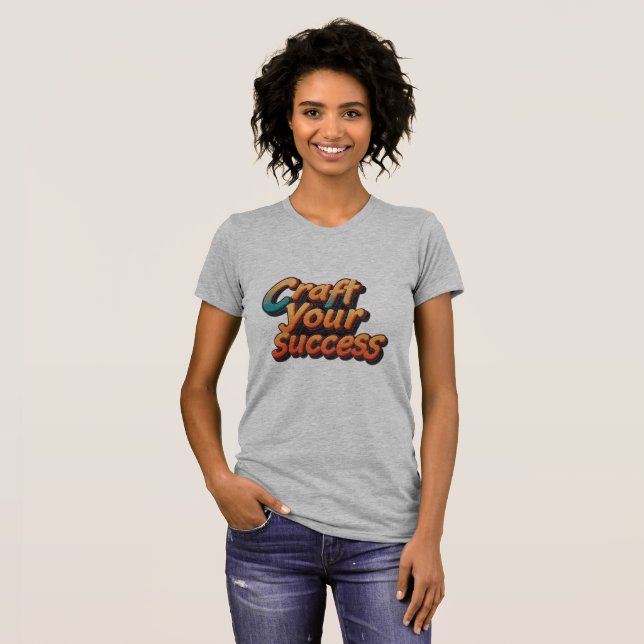 "Diseño. Imprimir. Usa. Repito". Camiseta (Anverso completo)