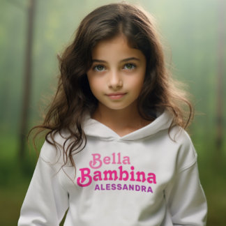 Diseño infantil Bella Bambina Cute Chicas italiano