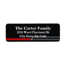 Diseño inferior de la etiqueta de retorno de direc