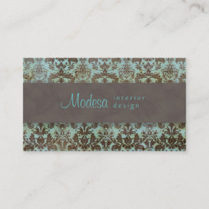 Diseño interior de la tarjeta de visita del