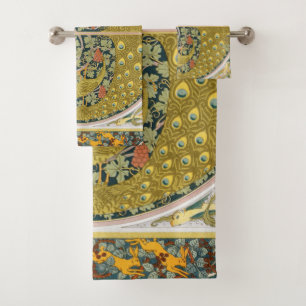 Diseño intrincado de estilo Art Nouveau pavo