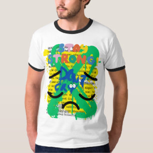 Diseño inusual de camiseta