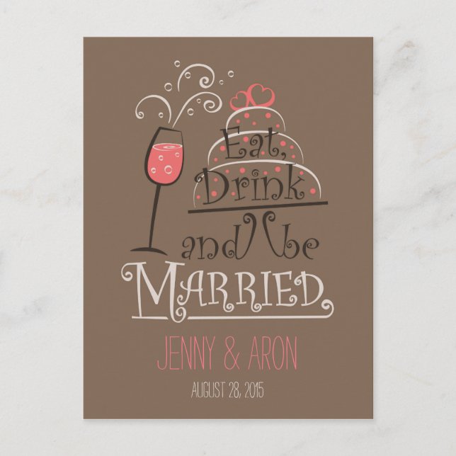 Diseño Invitación a la boda (Anverso)