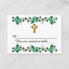 Diseño irlandés para tarjetas boda Place