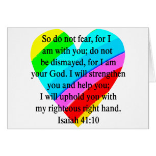 DISEÑO ISAIAH 41:10 RELLENADO DE AMOR