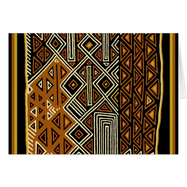 Diseño Kuba Tribal Africano (Anverso (Horizontal))