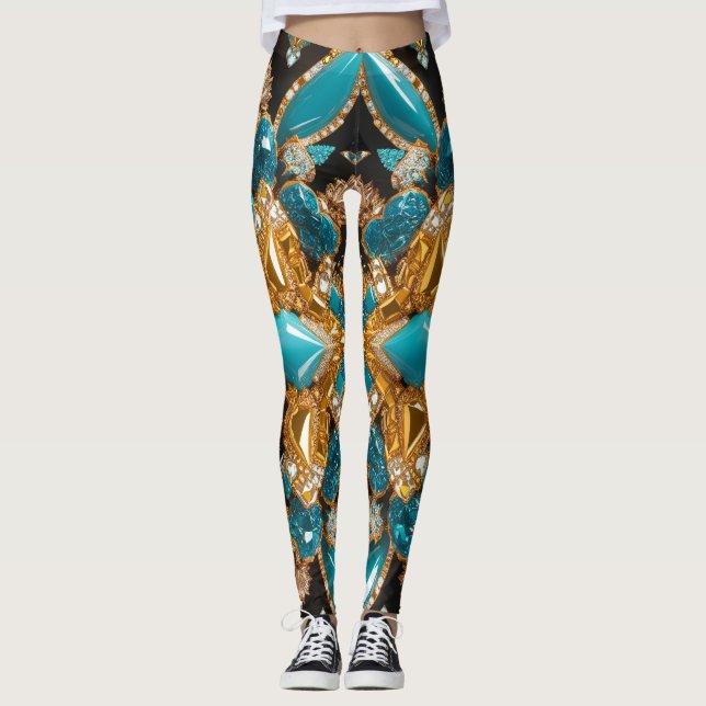 Diseño Leggings with Bahamas Colors (Anverso)