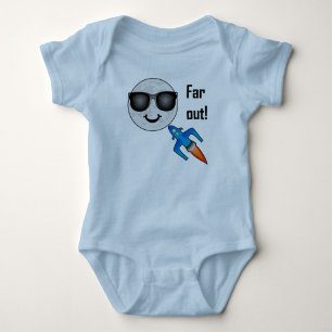 Diseño lejano - Bebé Jersey Bodysuit