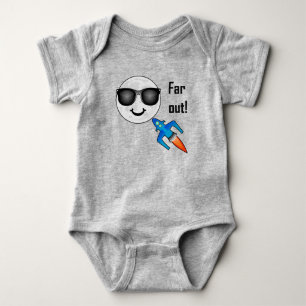 Diseño lejano - Bebé Jersey Bodysuit