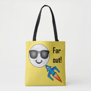 Diseño lejano - Bolsa de tote de impresión complet