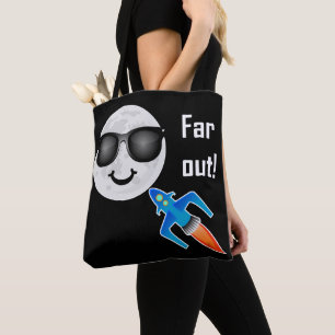 Diseño lejano - Bolsa de tote de impresión complet
