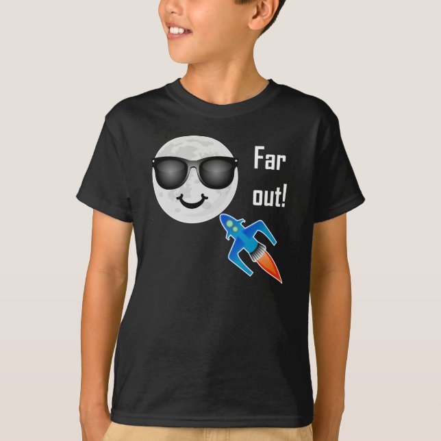 Diseño lejano - Camiseta básica para niños (Anverso)