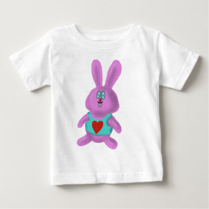 Diseño lindo de la camiseta del bebé del dibujo
