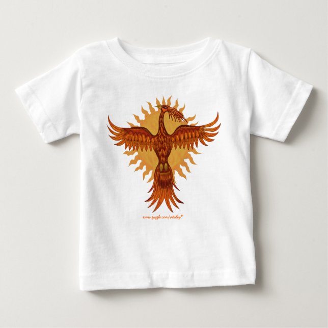 Diseño lindo de la camiseta del bebé del pájaro (Anverso)