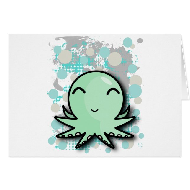 diseño lindo del pulpo (Anverso (Horizontal))