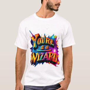 Diseño mágico de camisetas "Eres un asistente"