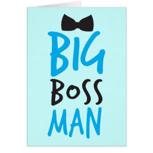 Diseño mandón agradable del hombre del gran jefe
