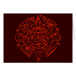 Diseño maya de la imagen del calendario